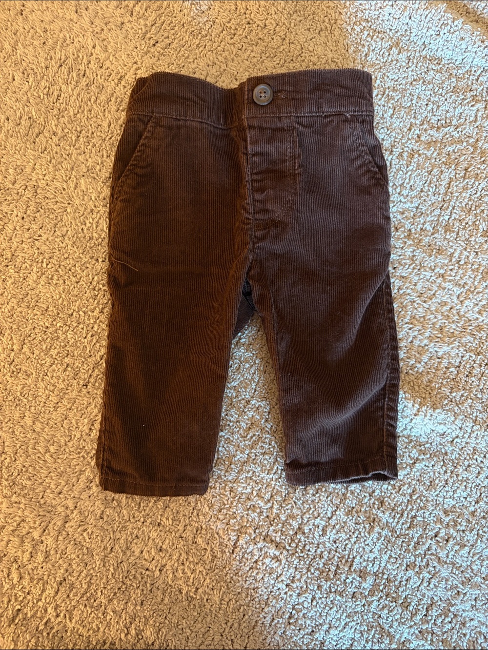NWOT Classic Brown Corduroy Infant Pants